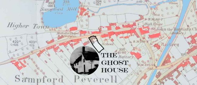 Map of the Sampford Ghost House