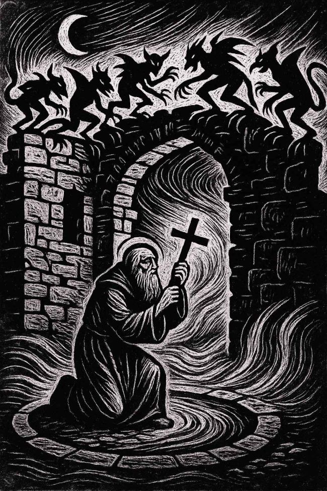 Saint Anthony the Hermit and the Demons