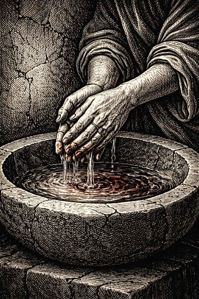 Pontius Pilate Washing Hands