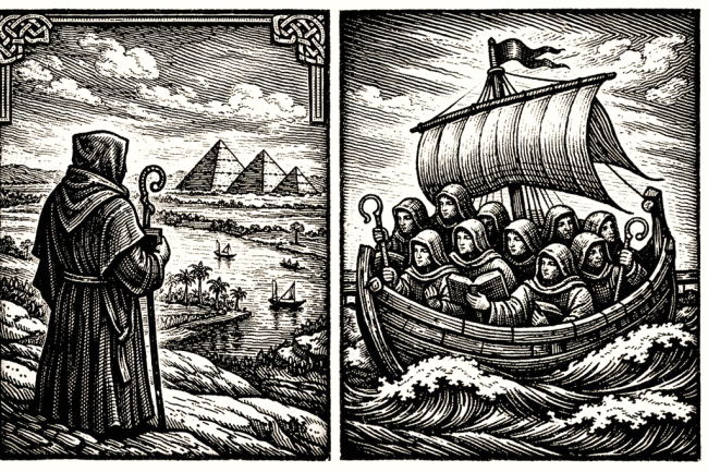 Ireland Monks in Egypt