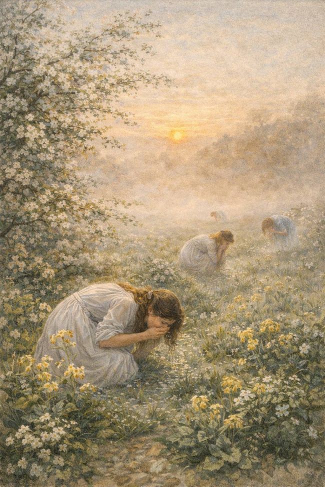 May Day Washing Face in Dew